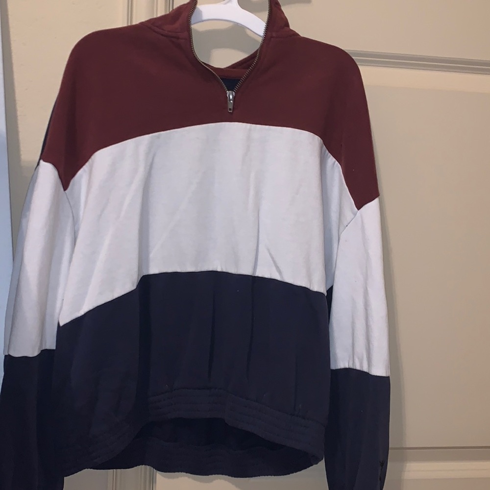 Tri-Color, half zip-up, Pacsun, Size S